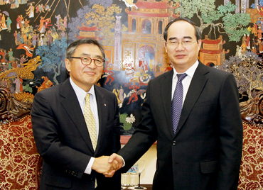 ຮອງນາຍົກລັດຖະມົນຕີຫວຽດນາມ ຕ້ອນຮັບຫົວໜ້າສະຖາບັນວິທະຍາສາດ ແລະ ເຕັກໂນໂລຊີ ສ.ເກົາຫຼີ